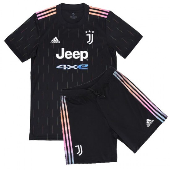 Camisola Juventus Criança Equipamento Segundo 2021-2022 Manga Curta